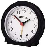 Hama Wecker Wecker "Classic", ohne Ticken, Schwarz/Wei&szlig; (00186335)