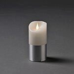 KONSTSMIDE LED-Kerze Weihnachtsdeko (1-tlg), LED Echtwachskerze, wei&szlig;, mit