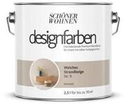 SCH&Ouml;NER WOHNEN FARBE Wand- und Deckenfarbe Weiches Strandbeige Nr. 9, Tropf- und