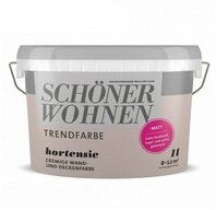 SCH&Ouml;NER WOHNEN FARBE Wandfarbe SW Trend Wandfarbe matt 1,0L hortensie