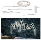 Paulmann LED-Streifen Function FlexLED 3D Set 5m 10,5W 230V/24V 24VA Wei&szlig;, 1-flammig