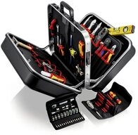 Knipex Werkzeugkoffer Knipex 00 21 42 Werkzeugkoffer best&uuml;ckt