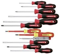 Gedore Red Schraubendreher Schraubendrehersatz PH+PZ+LS 2K 12-teilig 3301273