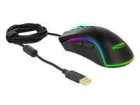 Delock Optische 7-Tasten USB Gaming Maus - Rechtshänder Maus