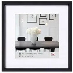 Walther Bilderrahmen Kunststoffrahmen Steel Style ES440B 40x40cm schwar