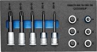 Gedore 1500 CT1-INX 19 LK Satz Schraubendrehereins&auml;tze 1/2" in Bit-Adapter