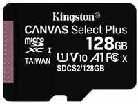 Kingston Technology 128 GB MicroSDXC UHS-I Klasse 10 Speicherkarte