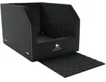 Knuffelwuff Tiertransportbox Cargo f&uuml;r den R&uuml;cksitz, Orthop&auml;disch schwarz 60 cm x