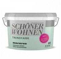 SCH&Ouml;NER WOHNEN FARBE Wandfarbe SW Trend Wandfarbe matt 1,0L macaron 6509