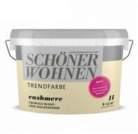 SCH&Ouml;NER WOHNEN FARBE Wandfarbe SW Trend Wandfarbe matt 1,0L Cashmere 1515
