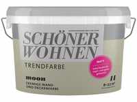 SCHÖNER WOHNEN FARBE Wand- und Deckenfarbe TRENDFARBE, 1 Liter, Moon,...