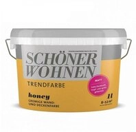 SCH&Ouml;NER WOHNEN FARBE Wandfarbe SW Trend Wandfarbe matt 1,0L Honey 1519