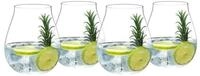RIEDEL THE WINE GLASS COMPANY Longdrinkglas O Gin 4er Set, Kristallglas