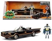 JADA Modellauto Batmobile 1966 schwarz Batman Classic Series mit Figuren,...