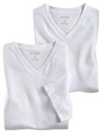 OLYMP T-Shirt Casual (Packung, 2-tlg., 2er) mit Ton-in-Ton Logostickerei am...