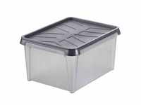 Orthex Aufbewahrungsbox Box wasserdicht 33l grau SmartStore Dry Boxen...