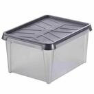 Orthex Aufbewahrungsbox Box wasserdicht 33l grau SmartStore Dry Boxen Aufbewahrung