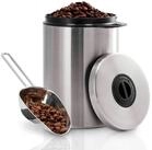 Xavax Kaffeedose Kaffeedose Edelstahl Luftdicht + Dosierl&ouml;ffel, Edelstahl, (1-tlg),