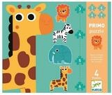 DJECO Puzzle Im Dschungel - 3, 4, 5, 6 Teile 3,4,5,6 Teile Kinderpuzzle f&uuml;r...