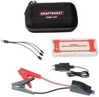Dino KRAFTPAKET Starthilfeger&auml;t 12V-1500 136150 Energiestation, Arbeitsleuchte,