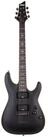 Schecter E-Gitarre, E-Gitarren, ST-Modelle, Demon-6 Aged Black Satin - E-Gitarre