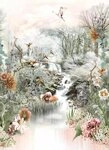 Komar Fototapete Fable - Gr&ouml;&szlig;e 184 x 254 cm, glatt, bedruckt, Wohnzimmer,
