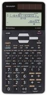 Sharp Taschenrechner Sharp ELW506 T-GY Schulrechner Schwarz/Silber Display (Stellen):