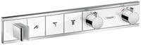 hansgrohe Brausethermostat RainSelect F&uuml;r 3 Verbraucher mit integriertem