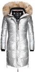 Navahoo Wintermantel Halina modischer Damen Winter Steppmantel mit Kapuze