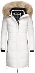 Navahoo Wintermantel Halina modischer Damen Winter Steppmantel mit Kapuze