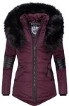 Navahoo Winterjacke Nirvana edle Steppjacke m. schwarzem Kunstpelzkragen
