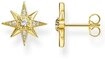 THOMAS SABO Paar Ohrstecker Ohrstecker Stern gold