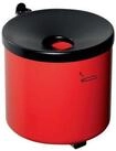 TKG Aschenbecher Wandascher &Oslash;150xH145mm rot m.Kippvorrichtung TKG