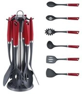 Michelino Kochl&ouml;ffelhalter 7-tlg. K&uuml;chenhelfer-Set + St&auml;nder Kochbesteck