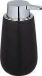 WENKO Seifenspender Badi, Schwarz, Keramik, 320 ml