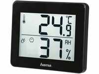 Hama Thermo-/Hygrometer TH-130", Schwarz Thermometer Innenwetterstation"
