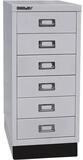 Bisley Beistellschrank MultiDrawer Schrank aus Stahl, 6 Schubladen, mit Sockel,...