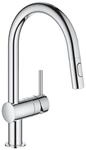 Grohe Standarmatur Minta 32321 Einhand-Sp&uuml;ltischbatterie, Hochdruck, chrom