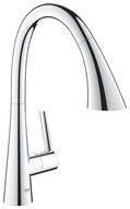 Grohe K&uuml;chenarmatur Zedra, C-Auslauf 3-brause, Laminarstrahl, Brause,...