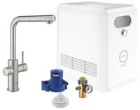 Grohe K&uuml;chenarmatur Blue Professional L-Auslauf (ausziehbarer Auslauf)