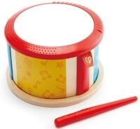 Hape Spielzeug-Musikinstrument Doppelseitige Kinder Trommel