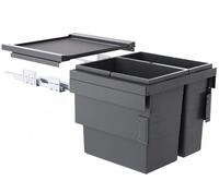 Hailo Einbaum&uuml;lleimer Hailo Cargo Einbaum&uuml;lleimer Schrank 50cm Frontauszug