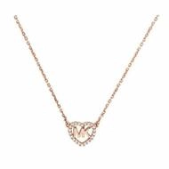 MICHAEL KORS Collier Michael Kors Damen-Kette 925er Silber Farbstein