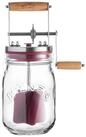 KILNER Einmachglas Butterfass, Glas, Buchenholz, Edelstahl, Silikon