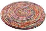 OCI DIE TEPPICHMARKE Hochflor-Teppich Sixteen Round, rund, H&ouml;he: 25 mm, Langflor,