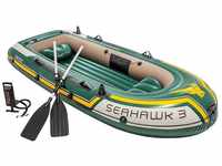 Intex Schlauchboot 68380NP Boot Seahawk 3 SET inkl. Alu-Paddel + Pumpe