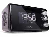 AudioAffairs Radiowecker mit PLL UKW Lautsprecher, 2 Weckzeiten mit Snooze-,...