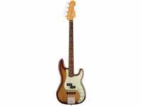 Fender E-Bass, American Ultra Precision Bass RW Mocha Burst - E-Bass