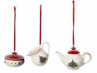 Villeroy & Boch Toy‘s Delight Decoration Ornamente Kaffee-Set weiß/rot...