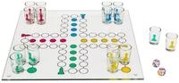 Out of the Blue Spiel Glas-Trinkspiel 'Ludo', 16 Gl&auml;ser & 2 W&uuml;rfel